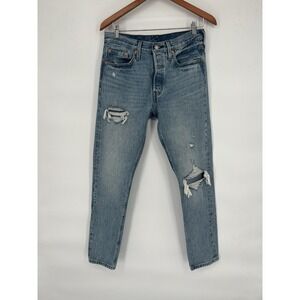 Levis Premium 501 S Womens Button Fly  Skinny Jeans Size 28